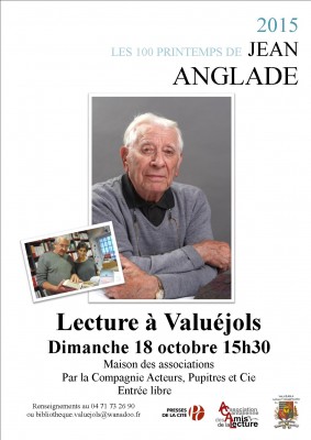 affiche lecture Anglade